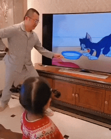 A great dad in funny gifs