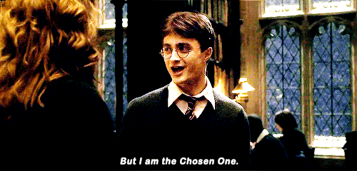 Image result for chosen one harry potter GIF