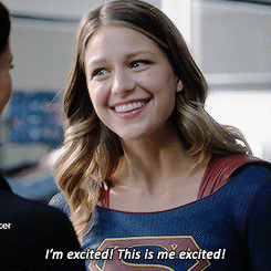 Supergirl: I'm excited! This is me excited!