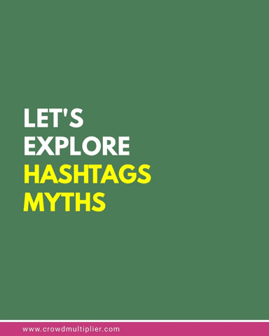 Social media hashtags flying everywhere