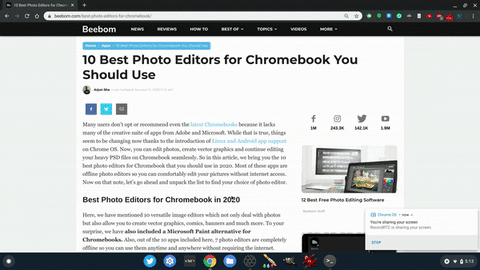 Cara Mengaktifkan Gerakan Trackpad di Chromebook 3