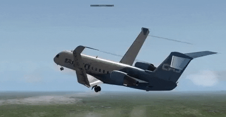 How plane fly in funny gifs