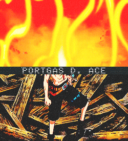 T-Shirt Portgas D Ace Flammes One Piece