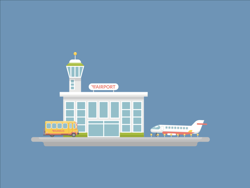 Image result for animated airport gif