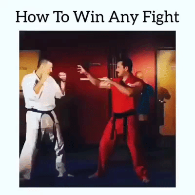 How to win any fight in funny gifs