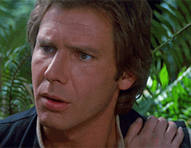 Image result for han solo confused gif
