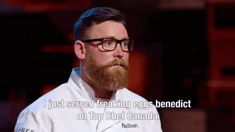 Top Chef Nathan Guggenheimer GIF by Food Network Canada