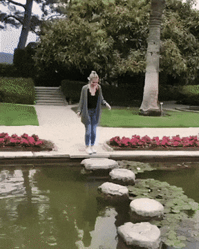 One wrong step in funny gifs