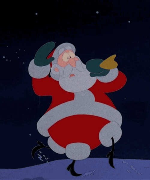 Santa Claus Running GIF Find & Share on GIPHY