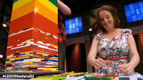 Channel 9 Fun GIF by LEGO Masters Australia