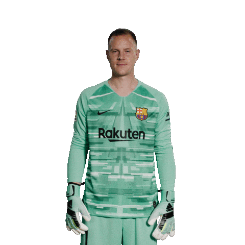 Ter Stegen Barca Sticker by FC Barcelona for iOS & Android | GIPHY
