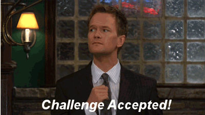 barney stinson, HIMYM, challenge accepted