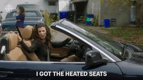 heated seats gif