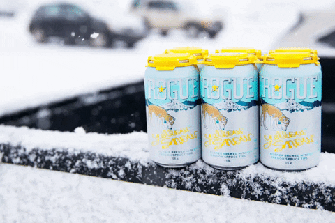 Snowboarding Rogue Ales GIF by Rogue Ales & Spirits