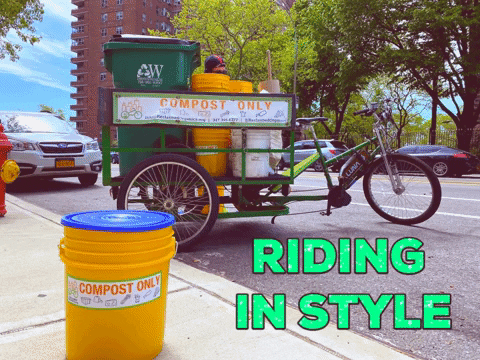 Community Bike GIF by Common Ground Compost