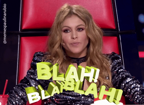 Talking Blah Blah Blah GIF by Paulina Rubio - Find & Share on GIPHY