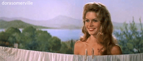 Brigitte Bardot no filme "E Deus criou a mulher"
