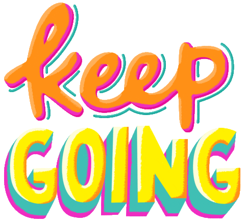Fitness Keep Going Sticker by Carawrrr for iOS & Android | GIPHY