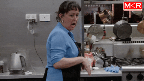 Stress Mkrau GIF by My Kitchen Rules
