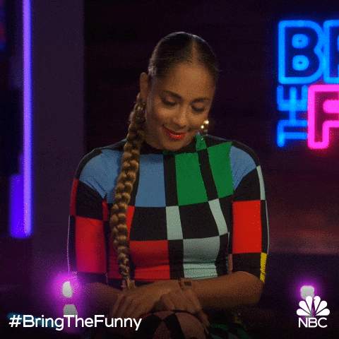 Amanda Seales Bring The Funny GIF by NBC - Find & Share on GIPHY