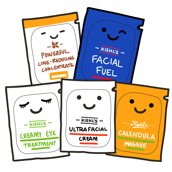 Skincare Sampling Sticker by Kiehl’s Global for iOS & Android | GIPHY
