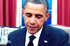 Barack Obama Listening GIF