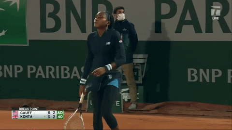 Coco Gauff GIF by Tennis Channel - Find & Share on GIPHY