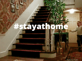 Stay At Home GIF by 100Thanks - Find & Share on GIPHY