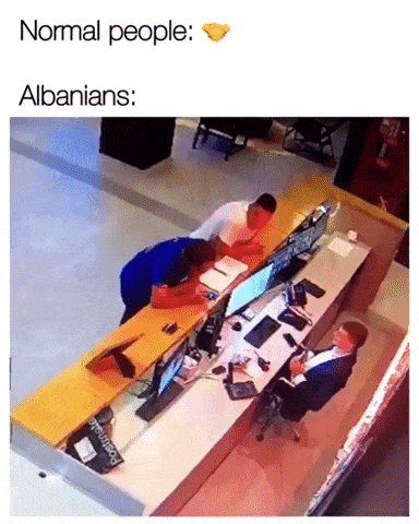 The ultimate handshake in funny gifs