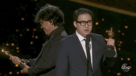 Happy Bong Joon Ho GIF by The Academy Awards - Find & Share on GIPHY