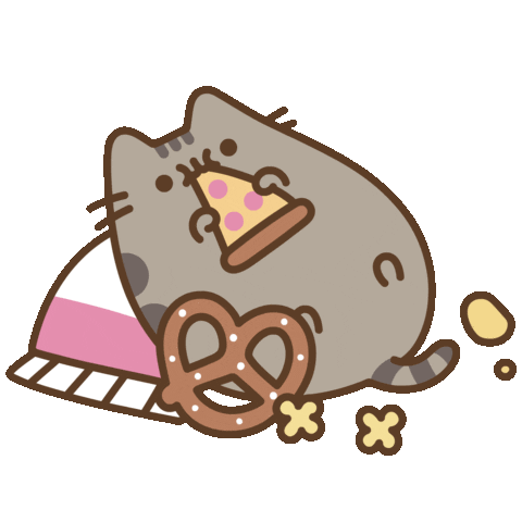 Hungry Ice Cream Sticker by Pusheen for iOS & Android | GIPHY