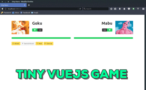 GitHub - sangdth/tiny-hero: Tiny game made of VueJS