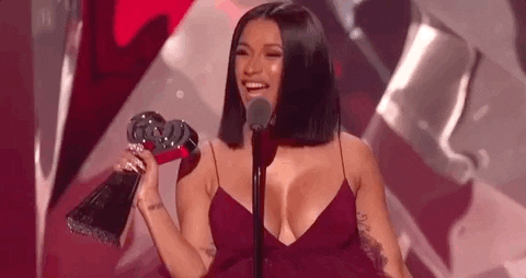 Image result for cardi b GIF