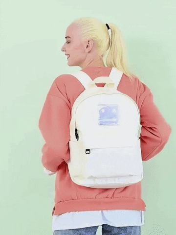 women backpack in waterproof nylon