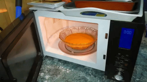 Just wanted to microwave my soup