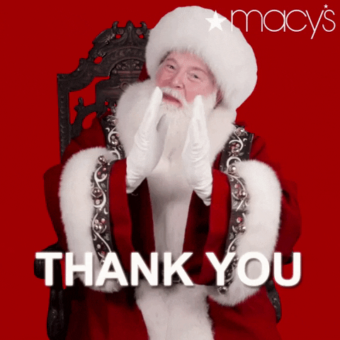 Santa Claus Reaction GIF by Macy's