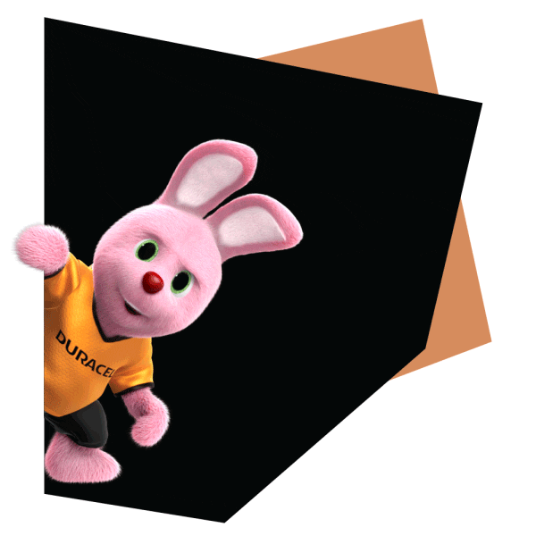 Power Hello Sticker by Duracell Bunny for iOS & Android | GIPHY