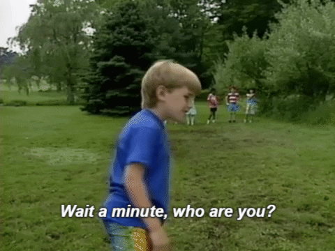gif of kid saying, "wait a minute, who are you"