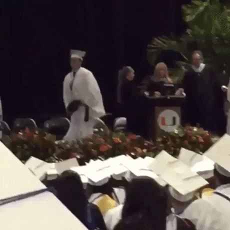 Graduation day in funny gifs