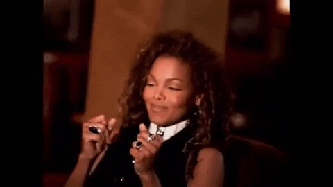 a .gif from Janet Jackson's 