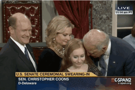 Joe Biden Kiss GIF - Find & Share on GIPHY