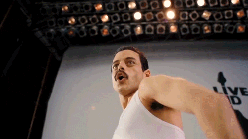 Rami Malek Queen GIF by 20th Century Fox Home Entertainment - Find & Share on GIPHY