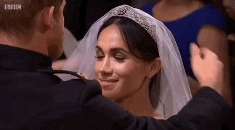 Image result for harry and meghan wedding gifs