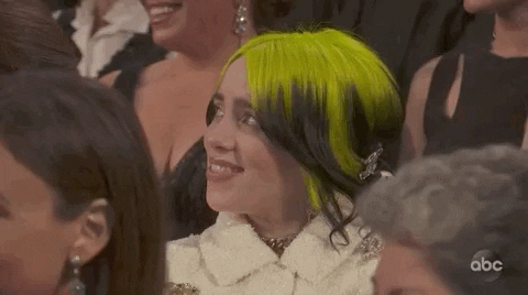 Billie Eilish Reaction GIF by The Academy Awards