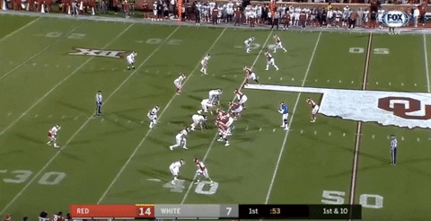 Walk-On Nickel Runs Down Hurts GIF - Find & Share on GIPHY
