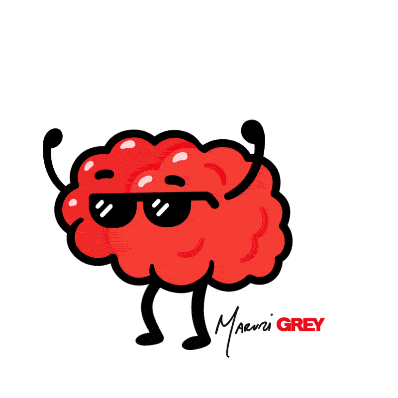 Brain Think Sticker by MaruriGrey for iOS & Android GIPHY
