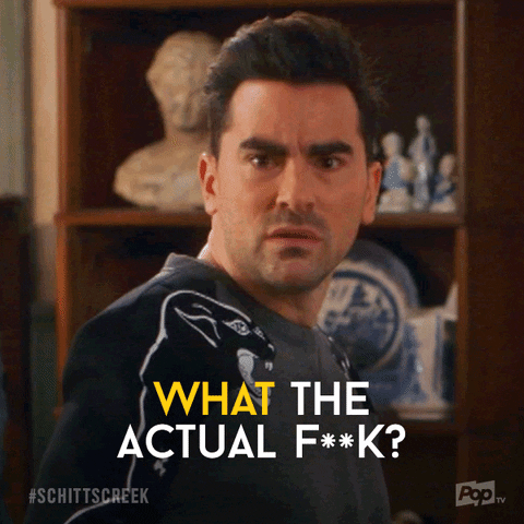 Pop Tv Wtf GIF by Schitt's Creek - Find & Share on GIPHY