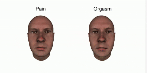 Facial expressions pain