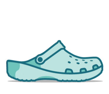Clog Come As You Are Sticker by Crocs Shoes for iOS & Android | GIPHY