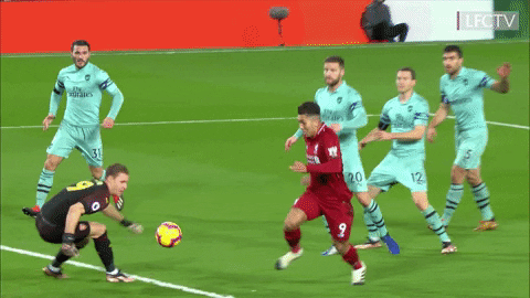 Image result for roberto firmino no look goal gif